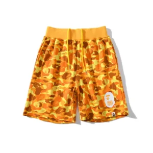 A Bathing Ape Yellow Bape Shorts