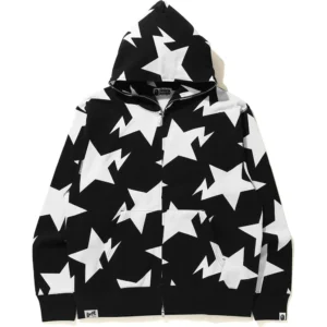 BAPE Relaxed STA Pattern Full Zip Hoodie