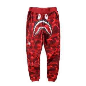 BAPE COLOR CAMO SHARK SWEAT PANTS MENS