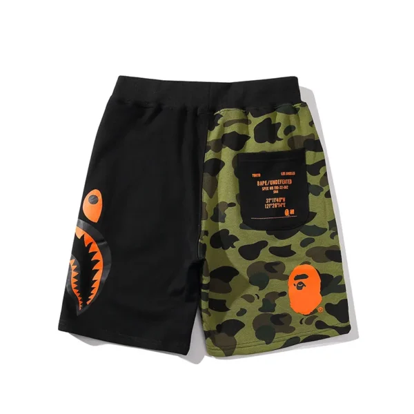 Bape Shark Camo Denim Undefeated Short