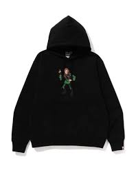 Bape Hoodie Black Man And Woman