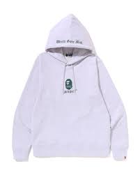 Bape Hoodie White Man And Woman