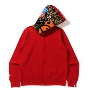 BAPE Shark Pullover Red Hoodie