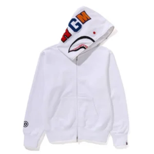 White Bape Hoodie